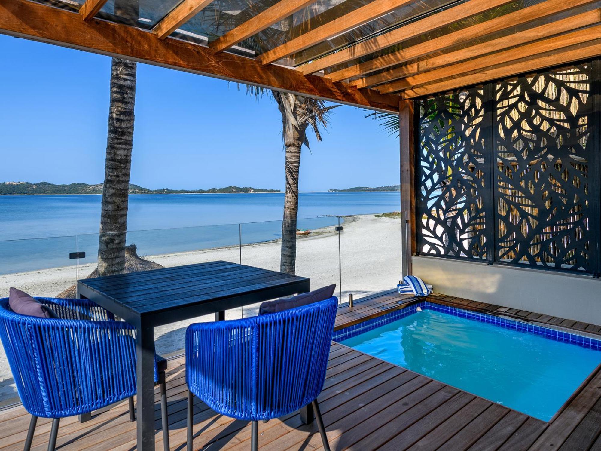 San Martinho Hotel Vila Praia Do Bilene Rum bild