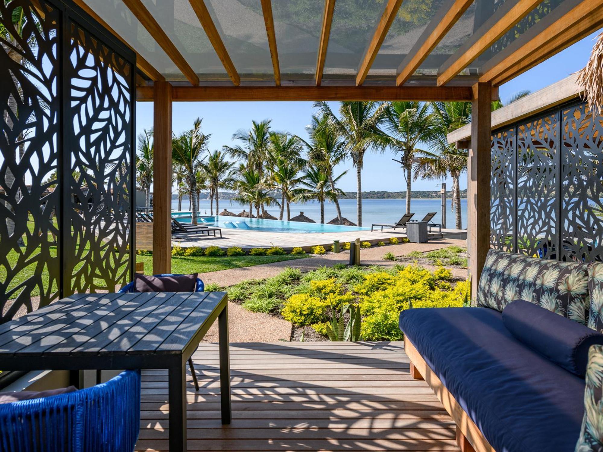 San Martinho Hotel Vila Praia Do Bilene Rum bild